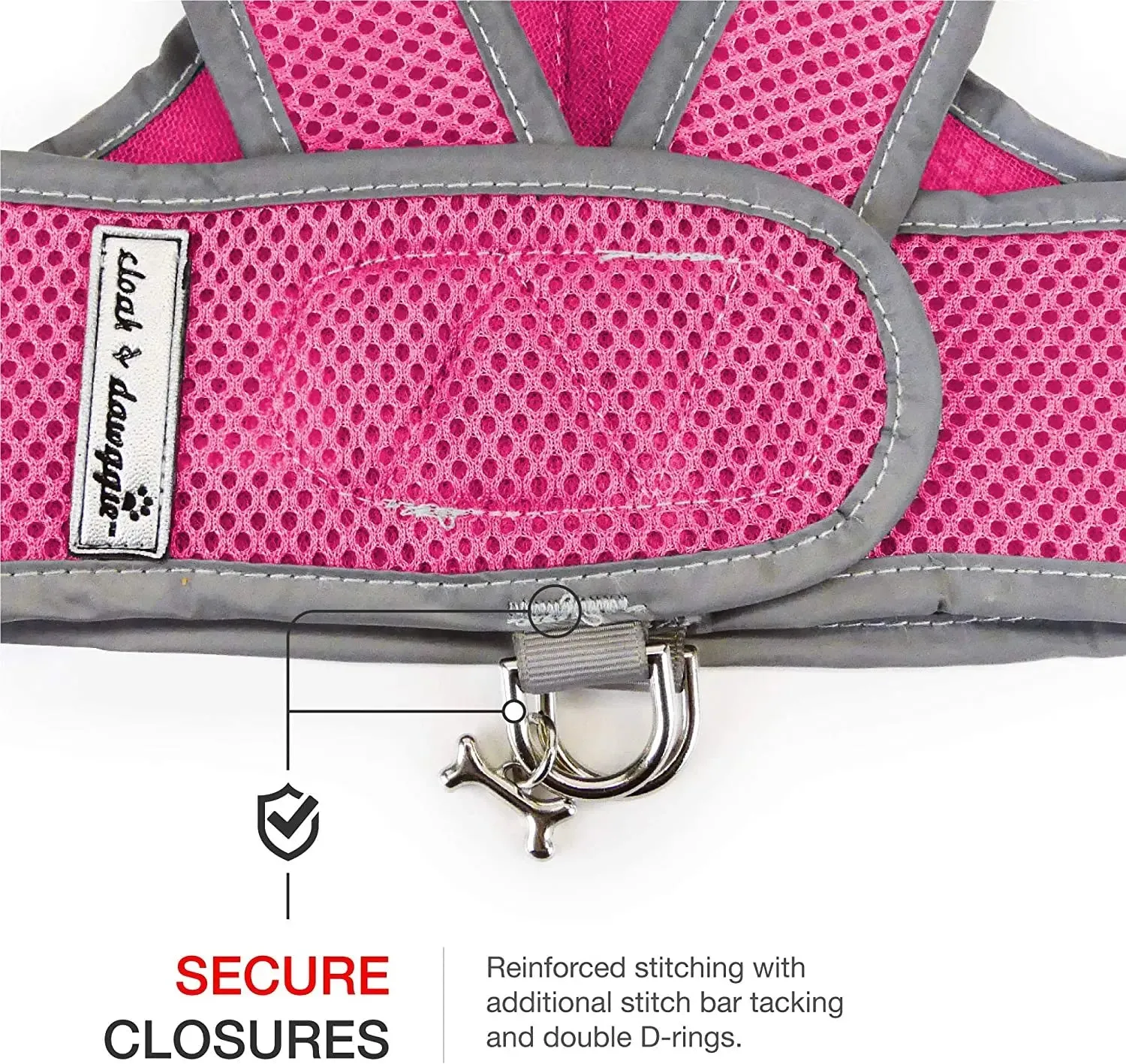 Step N Go Mesh Step In Dog Harness No Buckle - #LBS to 25LBS
