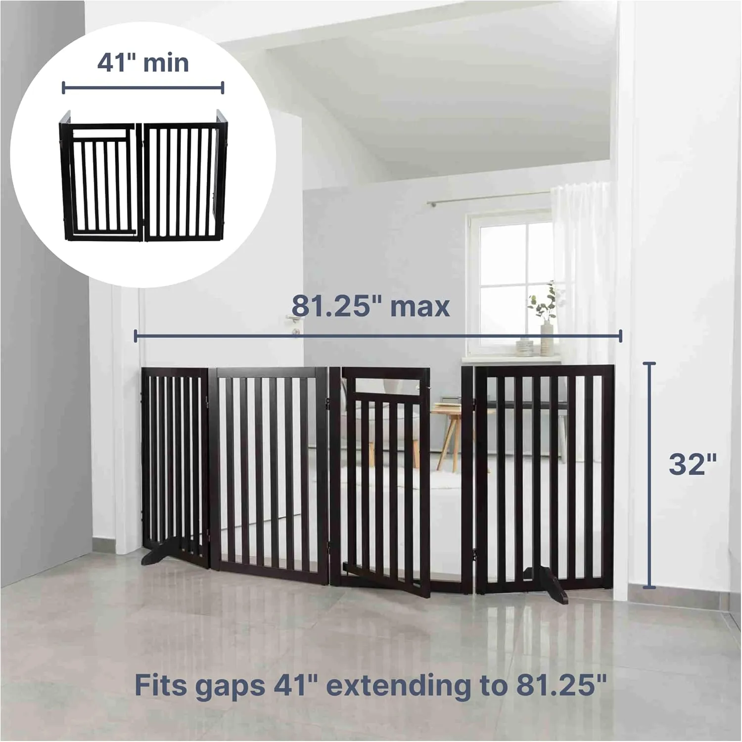 TRIXIE Convertible Wooden Dog Gate