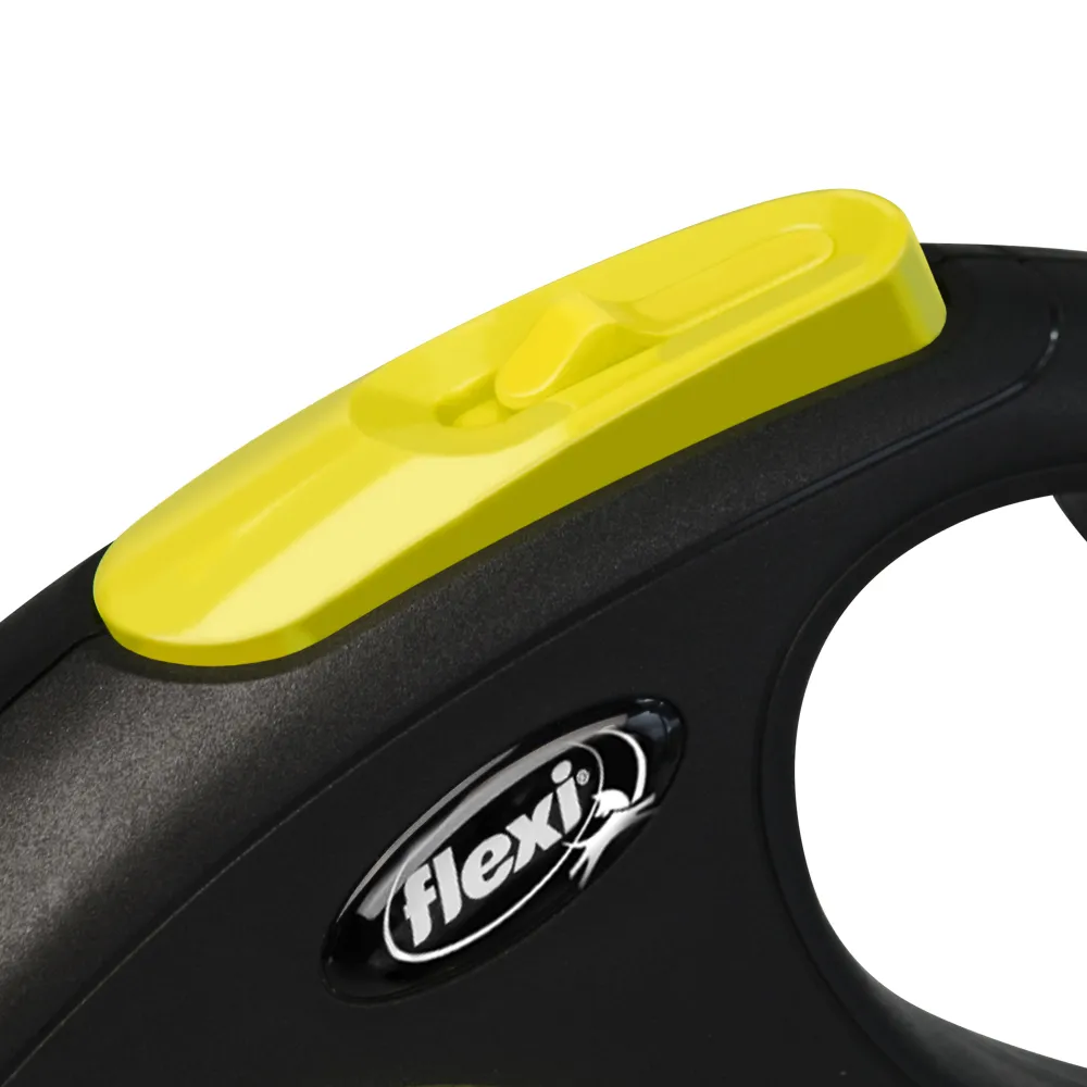 Trixie New Neon M Tape Leash for Dogs (Yellow)