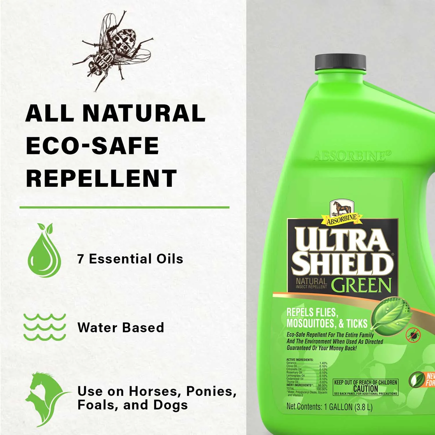 UltraShield Green Natural Fly Repellent