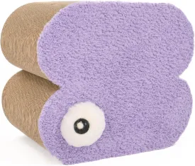 UOGOT Cat Scratcher with Patented Odor Control - Wide Plush Scratching Board Pad for Indoor Cats, Durable Cardboard Scratcher for Kittens & Adult Cats