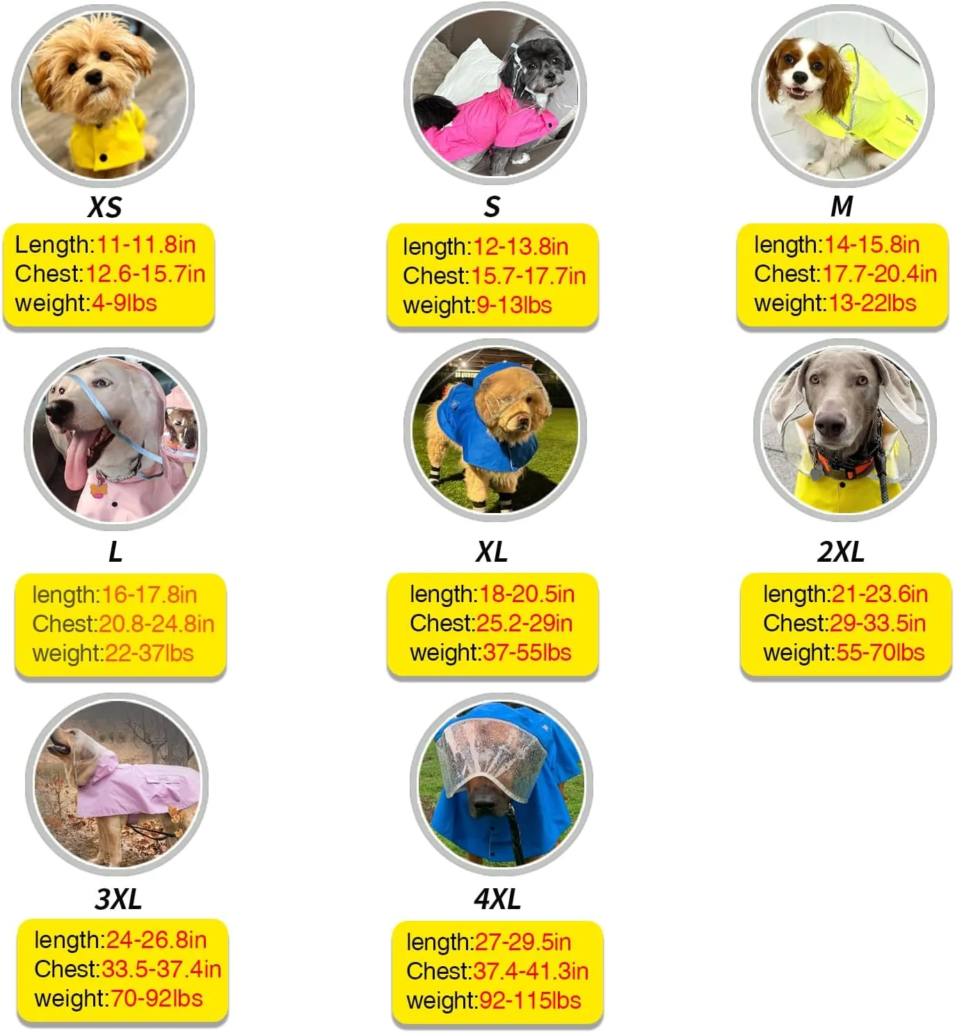 Waterproof Dog Raincoat, Adjustable Reflective Lightweight Pet Rain Clothes with Poncho Hood (X-Small, Dark Pink)