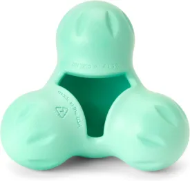 WEST PAW Zogoflex Tux Treat Dispensing Dog Chew Toy  Interactive Chewing Toy for Dogs  Dog Games for Aggressive Chewers, Fetch, Catch  Holds Kibble, Treats, Large 5", Mint